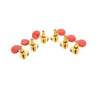 TOPBATHY 6pcs Acoustic Guitar Tuning Pegs Full Enclosed Oval Knob Tuning Keys for Folk Guitars Dustproof Design for Accurate Sound and Performance Easy Installation Replacement Parts