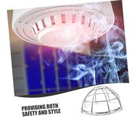 TOPBATHY 6pcs Alarm Protective Guard Mesh Cage Inner Diameter Impact-resistant Iron Wire Cover for Fire Detectors in High-risk Home Security Environments