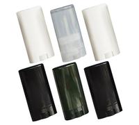TOPBATHY 6Pcs DIY Lip Gloss Tubes 15G Portable Plastic Lip Balm Containers with Compact Design, Lightweight and Stylish for Making Your Own Lipstick, Easy to Carry in Handbag