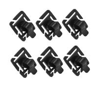 TOPBATHY 6pcs Drinking Water Bag Pipe Fixing Clip Water Bottle Backpack Tube Clip Hydration Hose Camping Accessories Outdoor Black