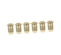 TOPBATHY 6pcs Golden Electric Guitar String Buckles Metal Caps for Guitar Strings and Improve Resonance