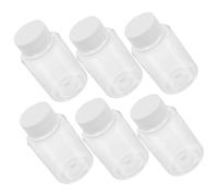 TOPBATHY 6pcs Laboratory Oil Sample Bottles 100ml Bottles Sealing Lids Leak Storage for Analysis