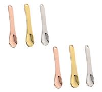 TOPBATHY 6pcs Mini Makeup Spatulas Cosmetic Skincare Tools Face Applicators Makeup Scoop Spatula for Eye Cream Application
