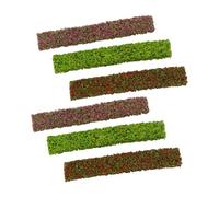 TOPBATHY 6pcs Miniature Bush Model for Diy Architecture Train and Garden Scenery Includes Tiny Shrubs Leaves for Scale Model Projects Dollhouse Diorama Landscapes