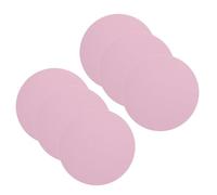 TOPBATHY 6pcs Round Yoga Knee Pads for Fitness Exercise Mat Non-slip Cushions for Knees Elbows Wrists Hands Head Portable Balanced Stability Workout Mat for Yoga and Floor Exercises Pink