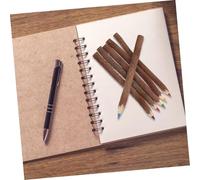 TOPBATHY 6pcs Rustic Tree Bark Colored Pencils with Graphite Leads Lightweight Natural Sketching Tools for Adults for Forest Party Decorations and Nature Party Favors