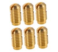TOPBATHY 6pcs Sax Neck Screws Set Professional Repair Parts for Alto and Soprano Saxophones Easy Installation Polished Accessories Fit Musical Instrument Maintenance