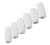 TOPBATHY 6pcs Thick Cotton Thread for Facial Epilator Hair Removal Soft Thread for Eyebrow Face Threading Tools Compatible with Various Threading Machines Gentle and Efficient Hair Remover