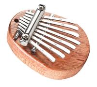TOPBATHY 8-Note Mini Kalimba Thumb Piano, Portable Sapele Wood Finger Piano Musical Instrument for Beginners, Dual-Hand Playing Mbira Suitable for Music Practice and