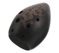 TOPBATHY 8hole Beginner Ocarina Flute Musical Instrument Vintage Chinese Wind Ocarina for Students Learning Decorative Woodwind Instrument