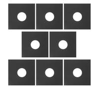 TOPBATHY 8pcs Anti-Static Vinyl Record Protector Sleeves Kraft Paper Double-Layer Inner Bags Vinyl Record Packaging Covers for Music Collections Storage