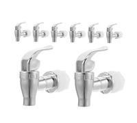 TOPBATHY 8pcs Beverage Dispenser Spigot Replacement Diameter Plastic Valve Faucet for Water Jugs Juice Beer Tea Buckets Smooth Flow Control Elegant Design for Bars Restaurants Home