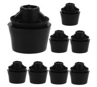 TOPBATHY 8pcs Car Door Overslam Noise Reducer Pads Front Rubber Bumper Safety Stoppers Compatible with Seventh to Install Overslam Guard for Vibration and Impact Protection
