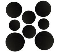 TOPBATHY 8Pcs Drum Practice Mute Pads Silent Drum Kit Silencing Pads with Soft for Noise Reduction for Training and Practice