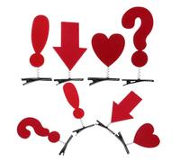 TOPBATHY 8pcs Hair Clips for Women Unique Cute Decorative Clips Punctuation Mark Designs Hair Accessories for Girls and Teens for Adding Personality to Your Look