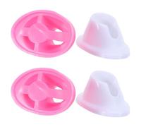 TOPBATHY 8pcs Nail Polish Display Rack Spill Silicone Bottle Holder for Salon Manicure Care Nail Storage Organizer Stand