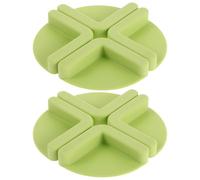TOPBATHY 8PCS Non-Slip Cutting Board Feet Silicone Light Green for Wooden Cutting Boards and Plastic Mats, Meal Preparation and Kitchen Tasks