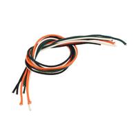 TOPBATHY 8pcs Pushback Cloth Guitar Wire Pre-tinned Bass Cable Solderless Patch Cables for Electric Guitar Wiring Harness for Vintage Wiring and Repairable