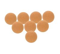 TOPBATHY 8pcs Reusable Wood Cork Stoppers Airtight Round Bottle Plugs with Smooth Polished Surface Seal for Wine Whiskey Decanters Carafes Jugs Glass Bottles