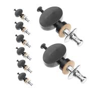 TOPBATHY 8pcs Ukulele Tuning Pegs with Straight Rod Design Small Round Knob for Smooth Handling Fit for Ukulele Models Professional Grade Guitar Machine Heads for Precise Tuning and
