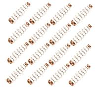 TOPBATHY 90pcs Piano Tuning Springs Vertical Brass Coil Spiral Replacement for Upright Pianos Golden Jack Wire Repair Parts