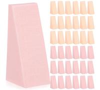 TOPBATHY 96PCS Makeup Sponge Set Small Diamond-Shaped Cosmetic Sponges for Face Foundation Powder Cream Pink and Nude Color for Professional Makeup