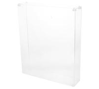 TOPBATHY Acrylic Display Case for Crystals and Collectibles Wall Mount and Storage Features, 13" X 16" Box Frame for Dried Flower Specimens and Home or Party Decoration