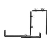 TOPBATHY Adjustable Balcony Planter Hook for Railing Flower Box Holder | Iron Curve Hook, Black Finish, Simple Design for Indoor and Outdoor Use, Easy No Drill Setup