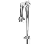TOPBATHY Adjustable Tom Drum Holder Mount for Drum Percussion Instruments Zinc Alloy Material with Higher Stability Silver Finish for Professional Drummers