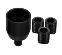 TOPBATHY Aluminum Alloy Gear Shift Knob Adapter Threaded Shifter Converter with Nut Insert Durable Wear Resistant Shift Stick Connector Easy Tool Installation Fit for Cars