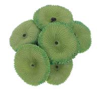 TOPBATHY Artificial Coral Figurine Decor for Aquarium with Realistic Appearance, Soft Rubber Material, Emerald Fish Tank Coral Ornaments Enhancing Freshwater Setups and Aquarium Aesthetics