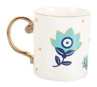 TOPBATHY Artistic Coffee Mug Set Large Turkish Eye Mug Evil Eye Pattern Sturdy Hot Drinks