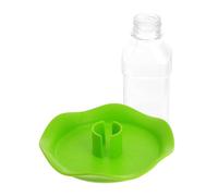 TOPBATHY Automatic Reptile Water Feeder Bowl Special Bottle Design, Dual Use as Water Bowl and Plate, Sturdy Material for Pet Lizards and Tortoises for Terrarium Use