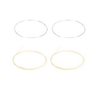 TOPBATHY Banjo Strings Set Bj10 4-String Replacement Banjo Strings Kit Music Wire Accessories