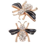 TOPBATHY Bee Shoe Charms 2 Pcs Metal Shoe Clips Lightweight and Practical for Women’s High Heels in Celebration and Social Events