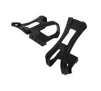 TOPBATHY Bike Toe Cage Cycle Footrest Clips Abs Black without Straps Easy to Use Not Scratch on Shoe or Feet for Riding Bicycles Daily Use