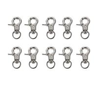 TOPBATHY Bird Cage Door Locks Anti-escape Clips Buckles 10pcs Stainless Steel Convenient to Store and Carry Secure Birdcage Accessories for A Variety of Cages