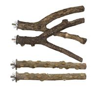TOPBATHY Bird Training Rack Parrot Standing Bracket Cultivate Ability Training Wood Pet Bird Cage Accessory for Parrots