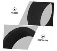 TOPBATHY Black Silicone Finger Ring No Fish Scale Texture Anti-slip Sports Joint Ring for Outdoor Activities Fishing Swimming Flexible Comfortable