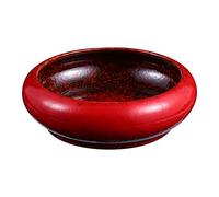 TOPBATHY Bonsai Pots Vintage Pot Ceramic Large Round Planter Shallow Cactus Flower Planter Pot for Indoor Plants Red Planters for Indoor Plants