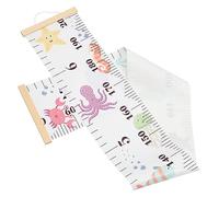 TOPBATHY Boy Girl Growth Chart Height Measuring Tape Boy Girl Room Wall Decor Thick Canvas with Design Fun Engaging Height Ruler Track Milestones from Birth and Beyond