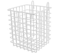 TOPBATHY Bunny Hanging Feeder Feeder Rabbit Practical Simple Design Iron White Can Be Placed in A Cage Suitable for Guinea Pig Bunny