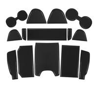 TOPBATHY car cup holder coaster Car Door Groove Mats Precise Fit Easy Installation Decorative Storage for Small Items Black PVC 1 Set Compatible For Honda 2023