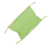 TOPBATHY Cat Mesh Hammock Size L Sleep Bed with Spring Clips, Green | Breathable Mesh, under Chair Use, Cat Comfort Resting Spot, Includes Spring Clips for Simple Setup