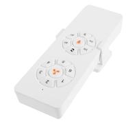 TOPBATHY Ceiling Fan Remote Control and Timing Function Wireless with 6 Speed Settings White Design for Lighting and Air Circulation Control, Suitable for Bedroom and Upgrade