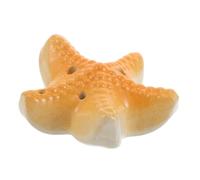TOPBATHY Ceramic Star Ocarina for Beginner Musical Instrument with Clear Tone Lightweight Sea Star Design for Beach Parties Music Lessons and Outdoor Fun