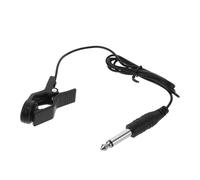 TOPBATHY Clip-On Acoustic Guitar Pickup with Built-In Tuner and Percussion Function, Universal Piezo Microphone Transducer for Electric and Classical Guitars, Instrument Accessory for Easy