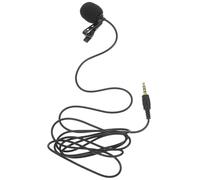 TOPBATHY Clip on Microphone Phone Recording Microphone for Mobile Phone and Tablets Metal Mini with Easy Operation User-friendly Design for On-the-go Recording Black
