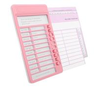 TOPBATHY Convenient DIY Classroom Schedule Chart for Wear-resistant Plastic Chore Chart Behavior Reminder Tool for Positive Habit Building in Students Practical Planning Aid