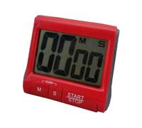 TOPBATHY Cooking Timer with Large Lcd Digital Clock Loud Alarm Battery Operated Easy to